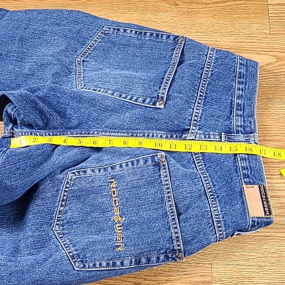 ROCAWEAR Y2K VINTAGE 1999 MEN'S WIDE LEG STRAIGHT 34x30 LIKE NEW  FEEL JEAN